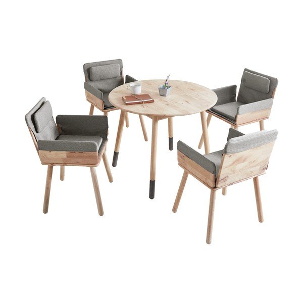 Tavolo da pranzo rotondo , ⌀ 90 cm Jack - DEEP Furniture-image-2