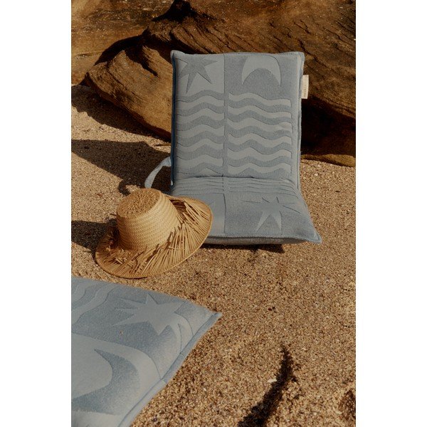 Lettino da spiaggia blu , 93 x 43 cm Terry - Sunnylife-image-1