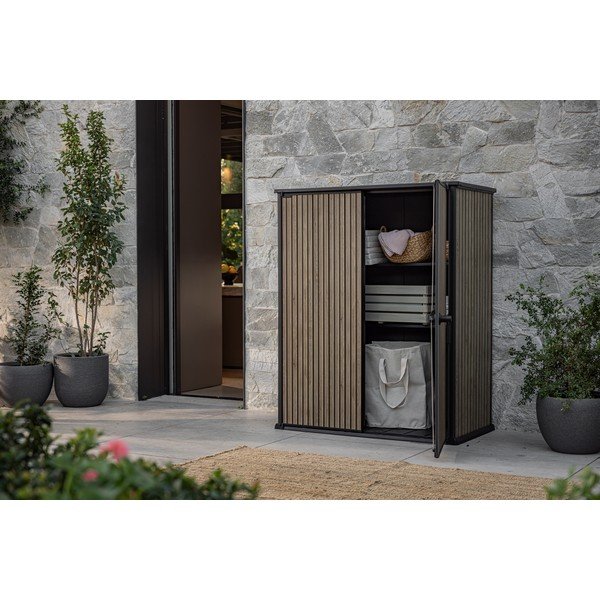 Mobile da giardino in plastica marrone - Keter-image-1