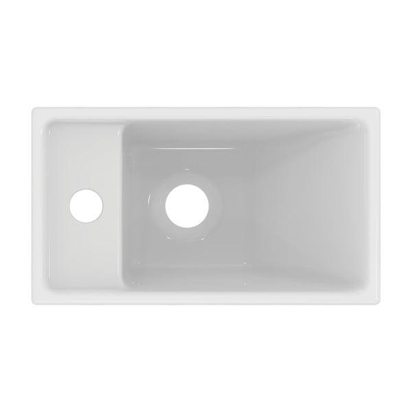 Lavabo bianco in ceramica 37x21 cm i.Life S - Ideal Standard-image-3