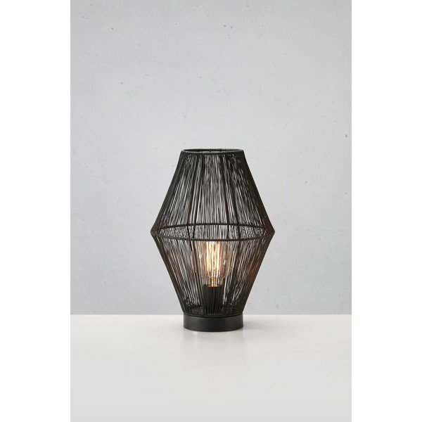 Lampada da tavolo nera con paralume in metallo (altezza 38 cm) Casa - Markslöjd-image-1