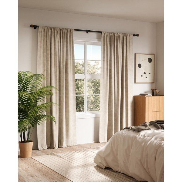 Bastone per tende nero opaco in acciaio regolabile 107 - 305 cm Evie – Umbra-image-3