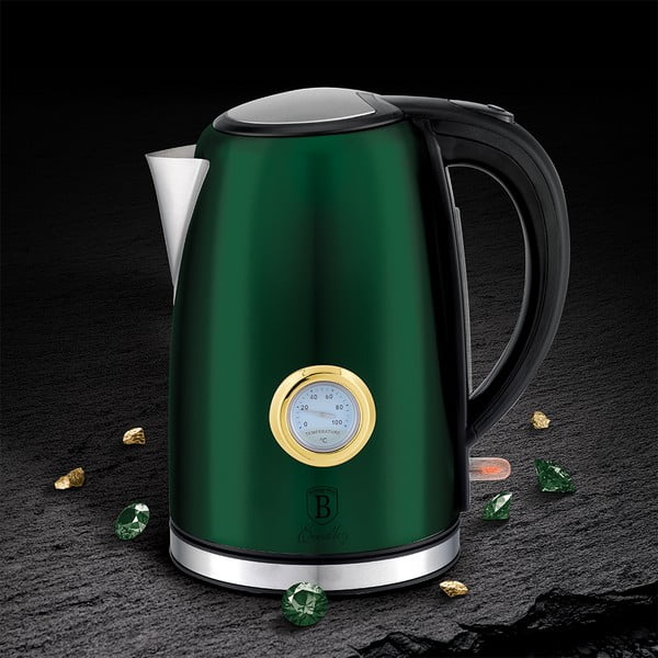 Bollitore verde 1,7 l Emerald Collection - BerlingerHaus-image-1