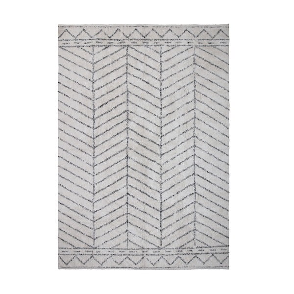 Tappeto grigio chiaro Cotone, 200 x 300 cm - Bloomingville