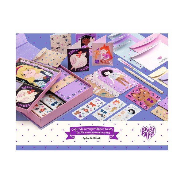 Set regalo lettera Lucille - Djeco-image-2