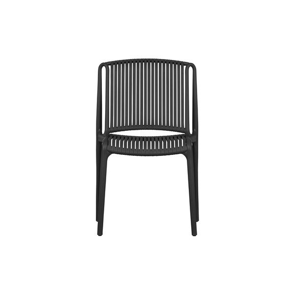 Sedia da giardino nera Billie - WOOOD-image-4