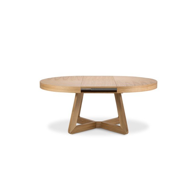 Tavolo pieghevole con gambe in rovere, ø 130 cm Bodil - Windsor & Co Sofas-image-3