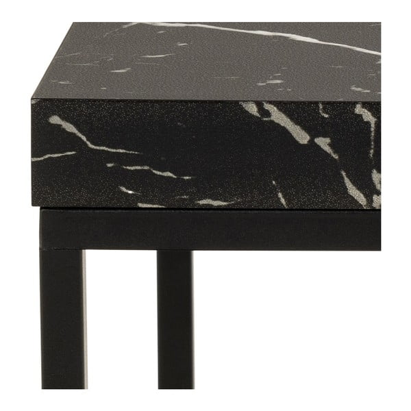 Tavolino con piano in marmo 40x40 cm Barossa - Actona-image-4
