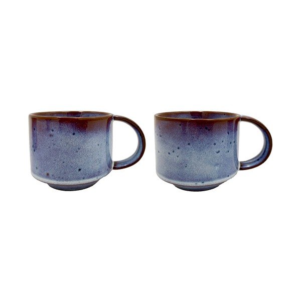 Tazze in set blu in terracotta 2 pz Yuka – OYOY Living Design
