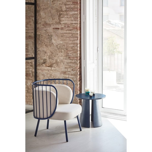 Tavolino blu , ø 50 cm Cep - Teulat-image-1