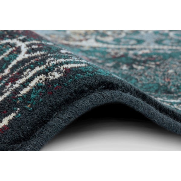 Tappeto in lana color petrolio 160x240 cm Ann - Agnella-image-2