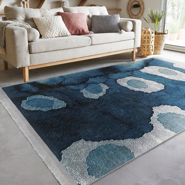 Tappeto blu 80x150 cm - Mila Home-image-1
