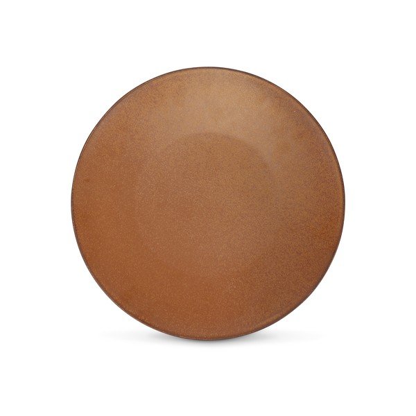 Piatto marrone in porcellana ø 27 cm Ovio – BonBistro