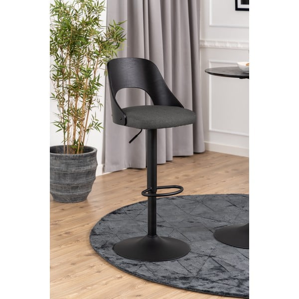 Set di sbagelli da bar grigio scuro con altezza regolabile 2 pz (altezza della seduta 84 cm) Lucy – Actona-image-2