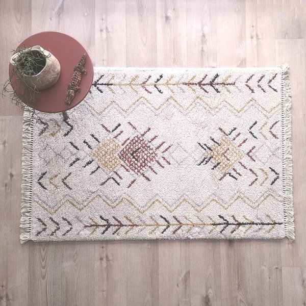 Tappeto beige , 135 x 190 cm Sixto - Nattiot-image-1