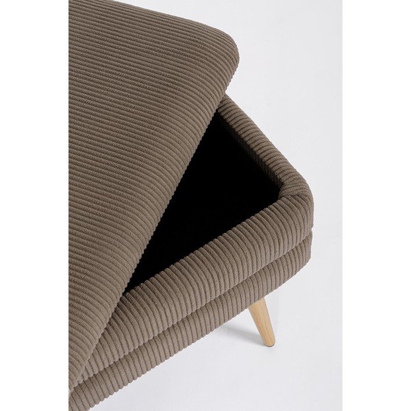 Panchina grigio tortora in imbottito Olga – Bizzotto-image-1