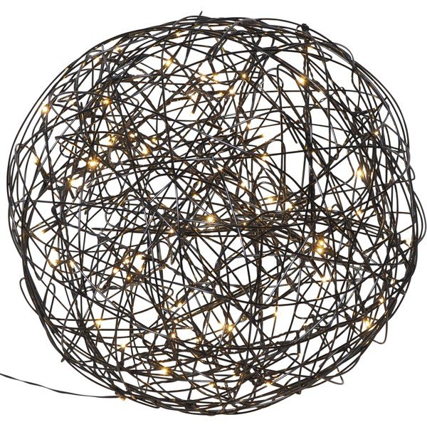 Decorazione luminosa a LED per esterni in acciaio inox Dark , ø 37,5 cm Trassel - Star Trading