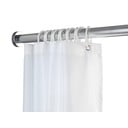 Asta telescopica in argento per bagno, lunghezza 110-185 cm Luz - Wenko