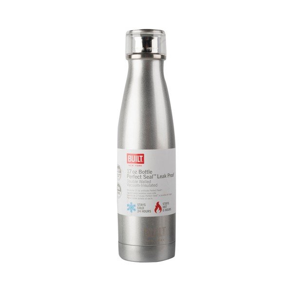 Bottiglia termica grigia in acciaio inox Built, 483 ml - Creative Tops-image-1
