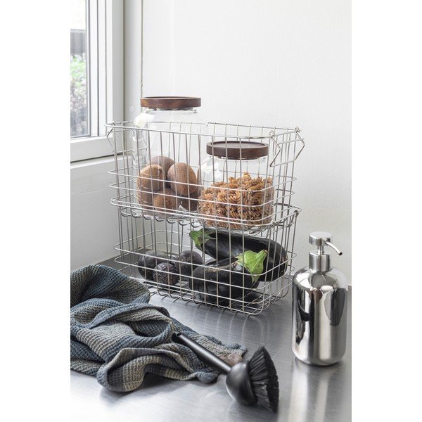 Cesto con filo metallico in metallo 31x16,5x16 cm Store It – Mette Ditmer Denmark-image-2