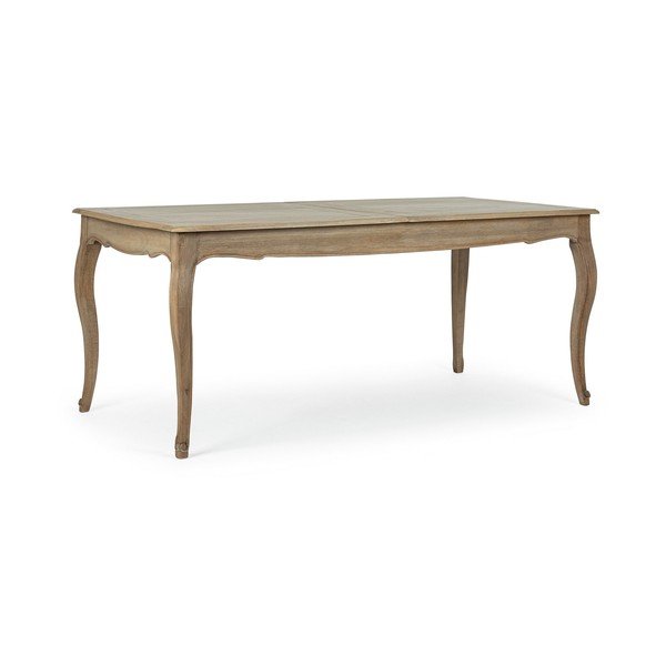 Tavolo da pranzo in mango massiccio allungabile con estensione 90x180 cm Domitille – Bizzotto