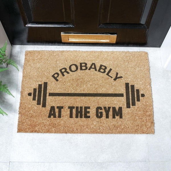 Zerbino in fibre di cocco 40x60 cm Probably At The Gym – Artsy Doormats-image-2