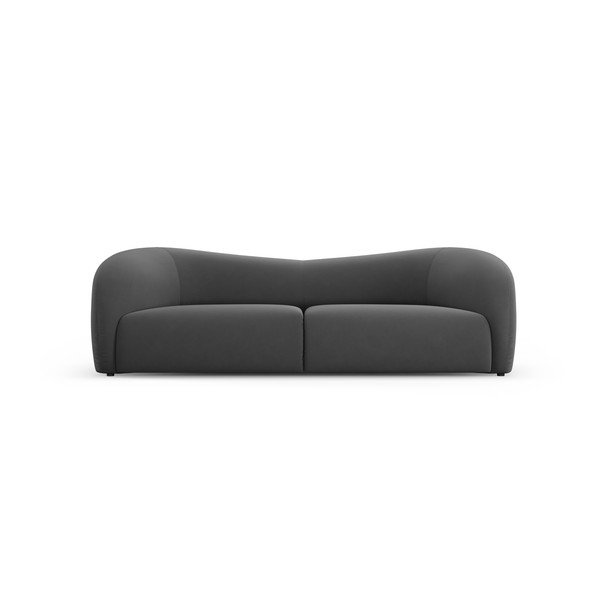 Divano in velluto grigio 237 cm Santi - Interieurs 86
