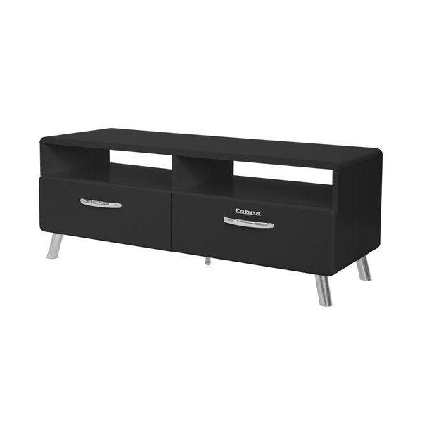 Tavolo TV nero Cobra, larghezza 118 cm - Tenzo-image-2