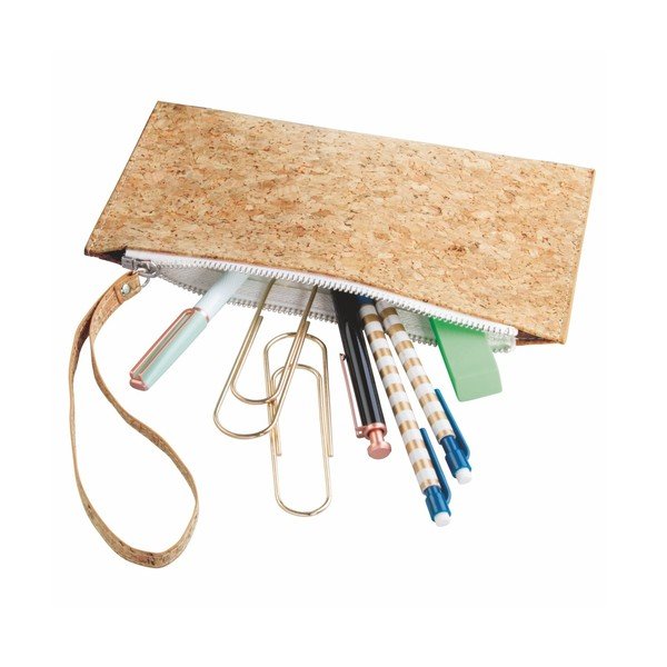Taštička z korku a veganské kůže InterDesign Quin Accessory Clutch-image-4