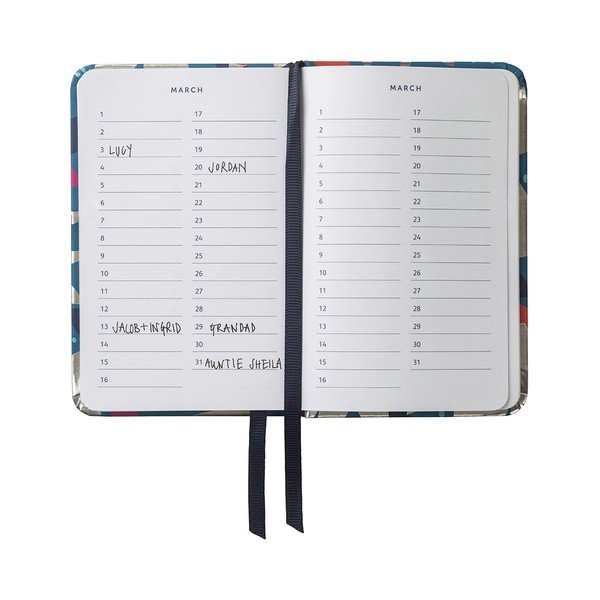 Quaderno floreale per indirizzi e compleanni - Busy B-image-3