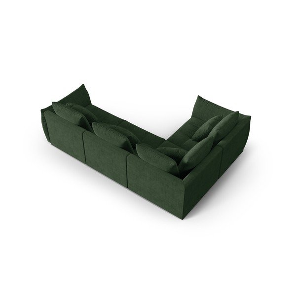 Divano angolare verde scuro (angolo sinistro/verso L) Bloom - Micadoni Home-image-3