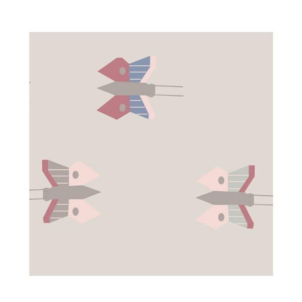 Carta da parati per la camera dei bambini Art For Kids , 48 x 1000 cm Vintage - Art for Kids