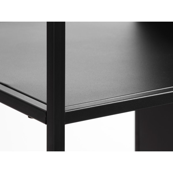Libreria in metallo nero 90x180 cm Malibu - Unique Furniture-image-4