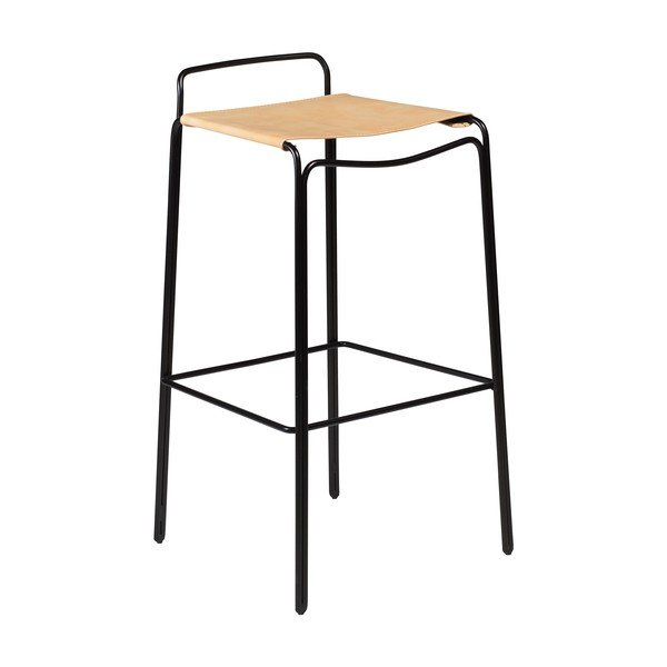 Sedia da bar marrone (altezza della seduta 77 cm) Paz – DAN-FORM Denmark