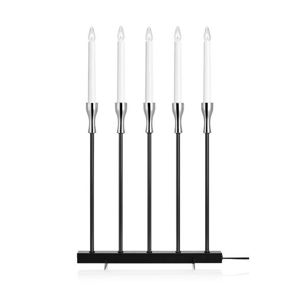 Portacandele LED con alimentazione a corrente (altezza totale 58 cm) Skoghall – Markslöjd-image-1