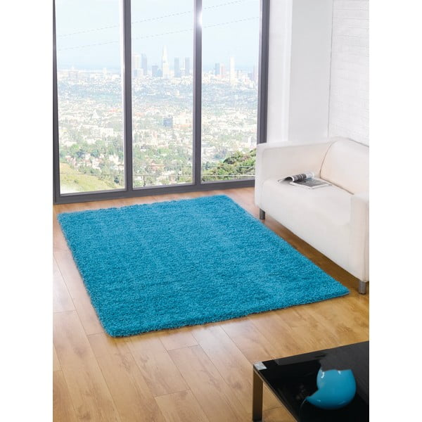 Tappeto turchese Cariboo Turquoise, 60 x 110 cm - Flair Rugs-image-4