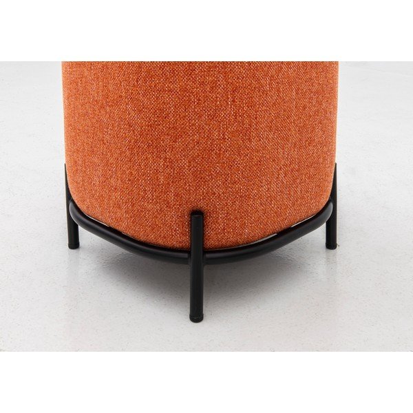 Pouf rosso corallo , ø 42 cm Harry - Tenzo-image-3