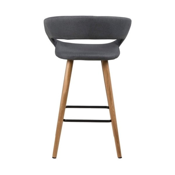 Set di 2 sgabelli da bar grigio scuro Gill - Actona-image-2