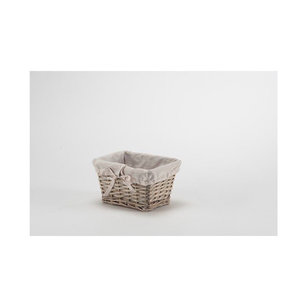 Šedý koš z vrbového proutí Compactor Vintage, šířka 23 cm-image-1