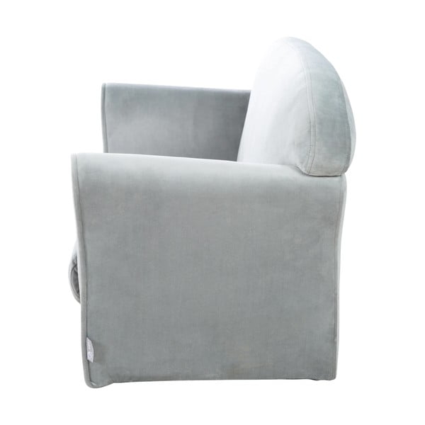 Divano per bambini in velluto grigio chiaro 78 cm Lil Sofa - Roba-image-2