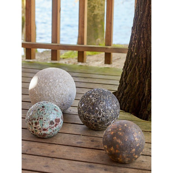 Palline decorative da giardino in terracotta Reese - Bloomingville-image-2