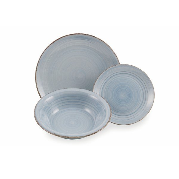 Set di piatti in gres blu da 18 pezzi Ocean Sh of Ocean - VDE Tivoli 1996-image-3