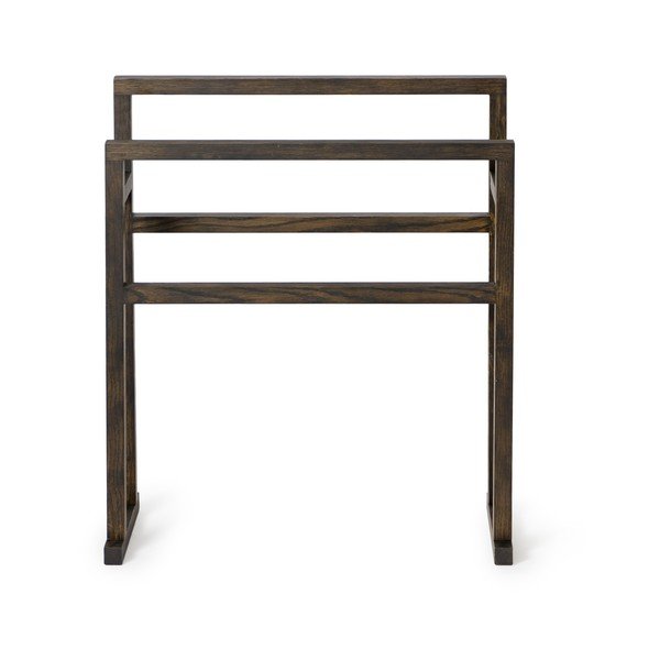 Portasciugamani in rovere Dark Mezza - Wireworks-image-1