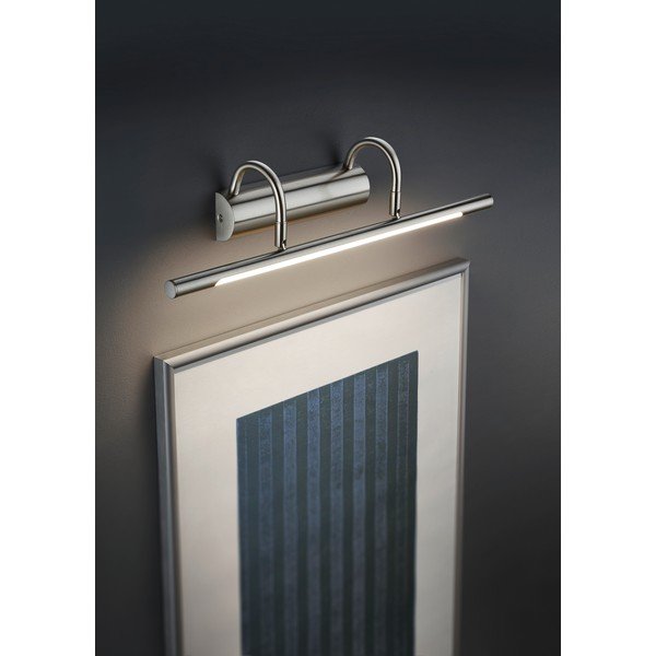 Lampada da parete LED argentata Cuadro – Trio-image-1