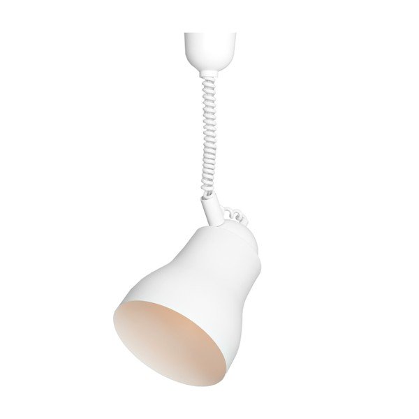 Bílé závěsné světlo Custom Form Globo