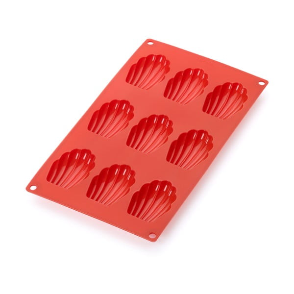 Stampo in silicone rosso per 9 dolori - Lékué