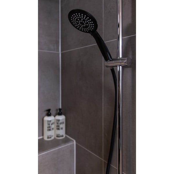 Soffione doccia Young Black, ø 11 cm - Wenko-image-1