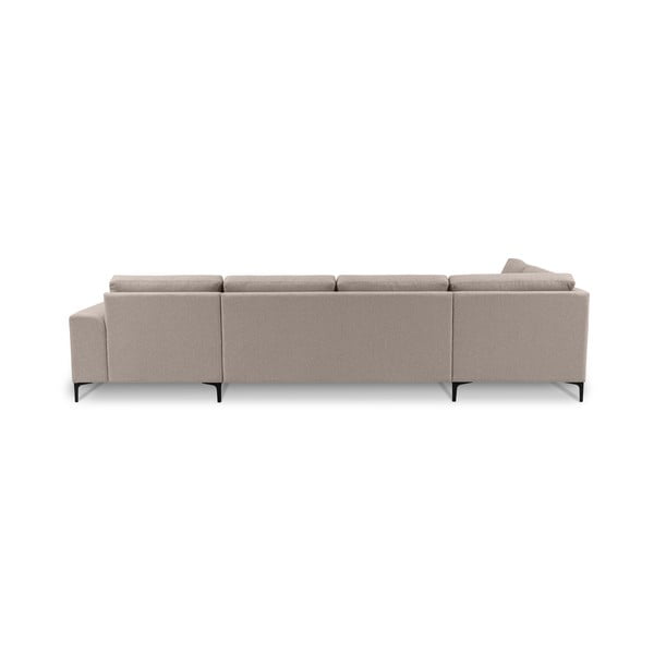Divano angolare beige (angolo destro/"U") Henry - Scandic-image-2