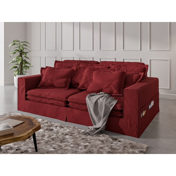 Divano rosso 236 cm Nora – Ropez-image-3
