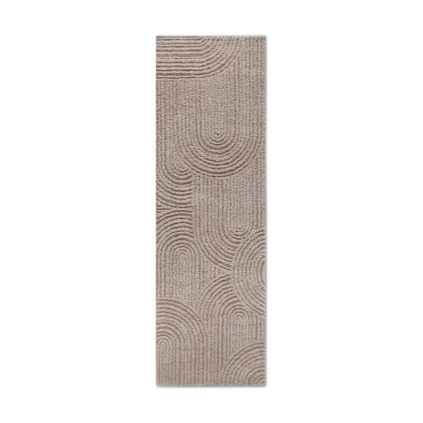 Passatoia beige 80x240 cm Chappe Beige - Elle Decoration